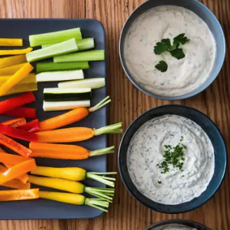 Creamy horseradish dip