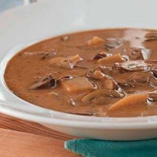 Creamy Hungarian mushroom soup