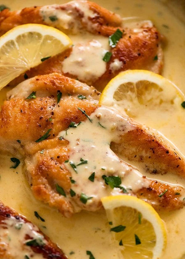Creamy lemon chicken breast