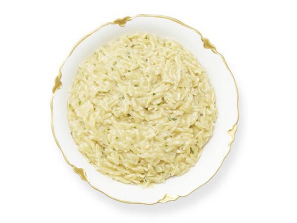 Creamy lemon orzo