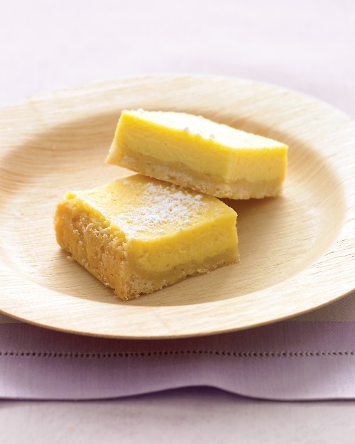 Creamy lemon squares