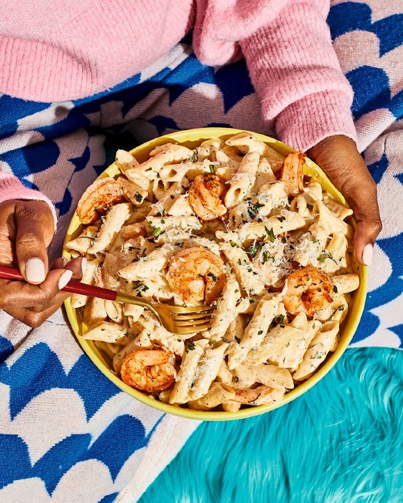 Creamy Louisiana Cajun shrimp Alfredo