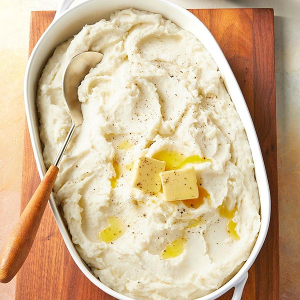 Creamy make-ahead mashed potatoes