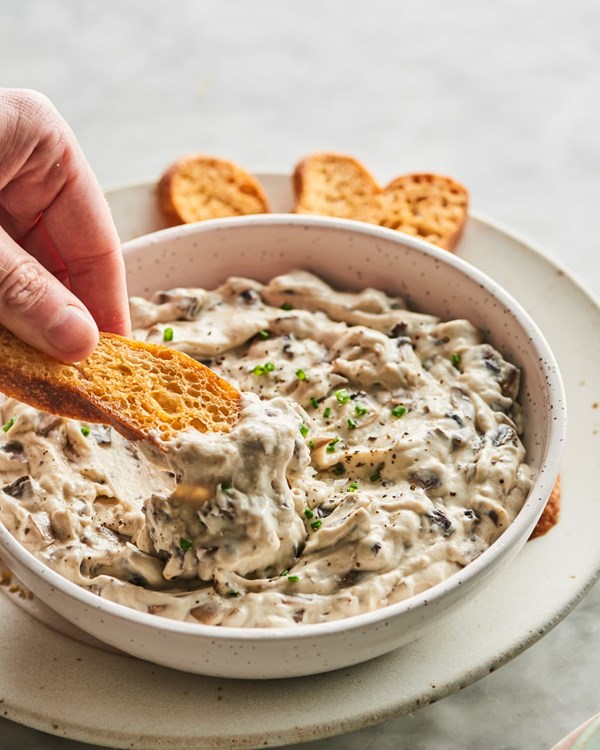 Creamy mushroom dip