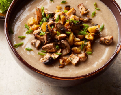 Creamy mushroom soup