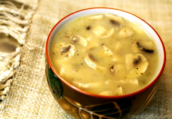 Creamy mushroom soup