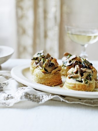 Creamy mushroom vol-au-vents