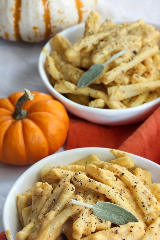 Creamy one-pot pumpkin pasta