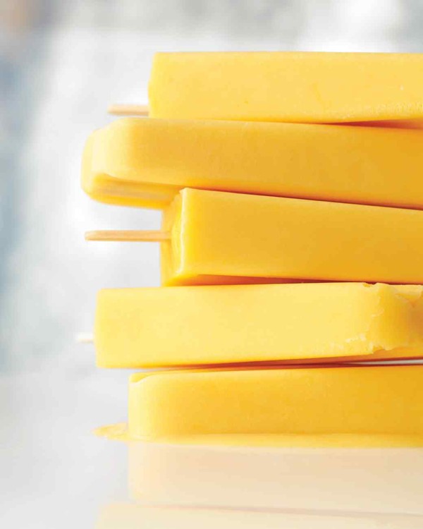 Creamy orange pops