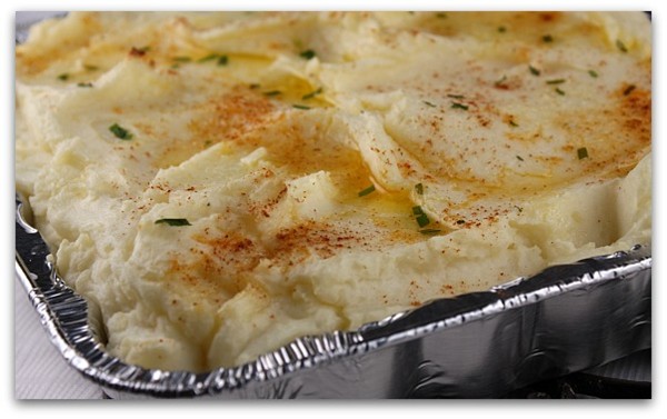 Creamy oven-baked mashed potatoes