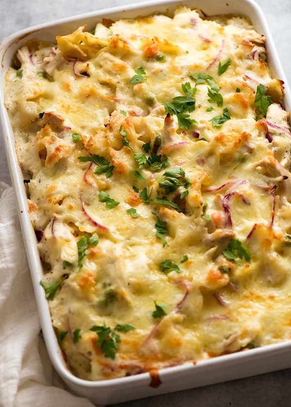 Creamy pasta bake “formula” – make with anything