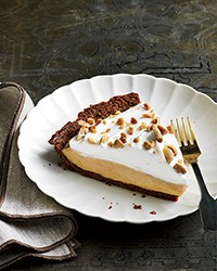 Creamy peanut butter pie