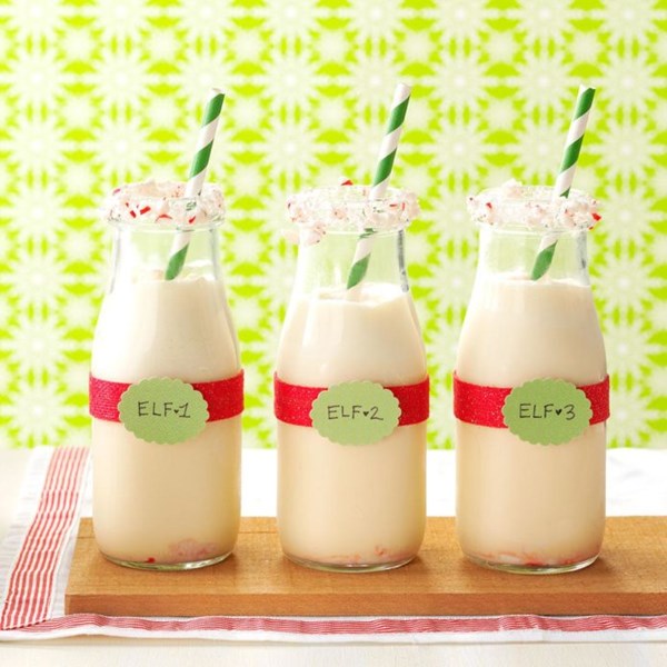 Creamy peppermint punch