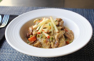 Creamy pork stew