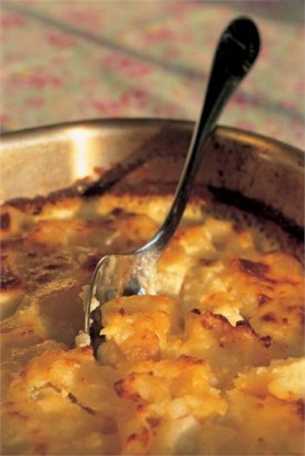 Creamy potato gratin