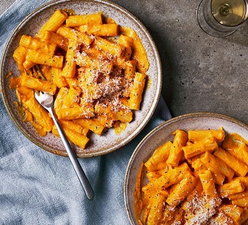 Creamy pumpkin pasta