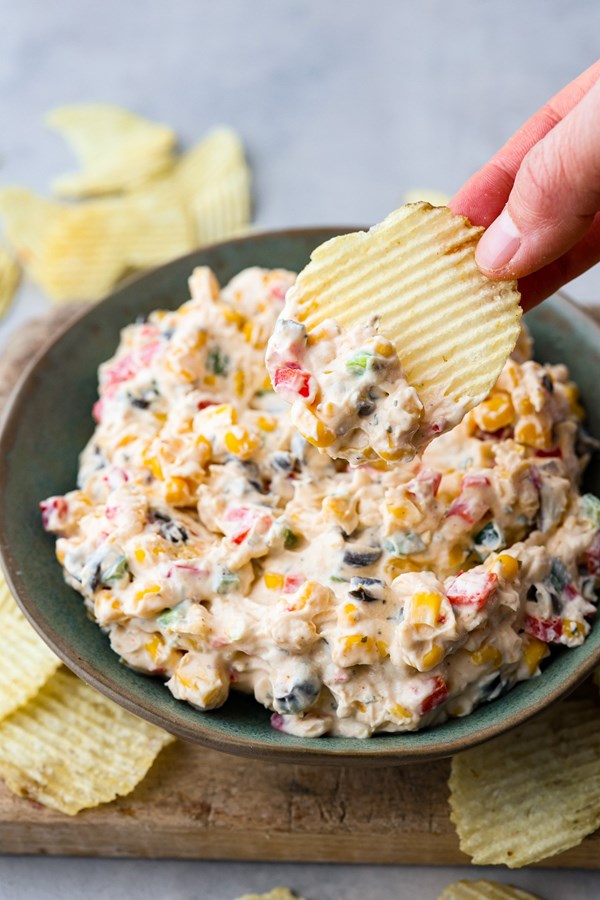 Creamy ranch poolside dip