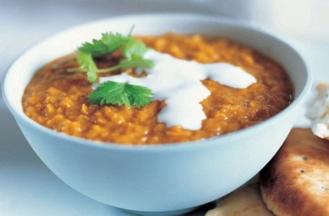 Creamy red lentil dhal