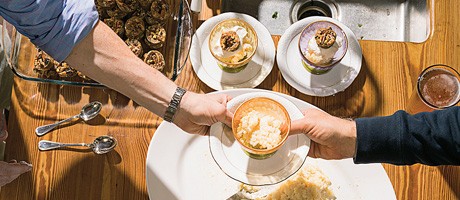 Creamy rice pudding