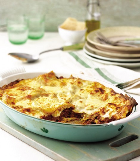 Creamy rich lasagne
