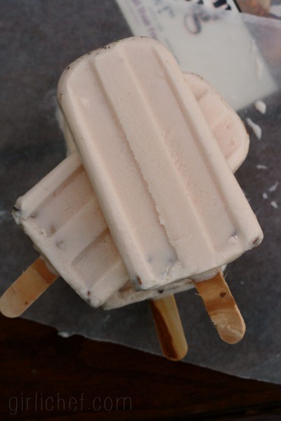 Creamy rosewater-cardamon chuski with almonds