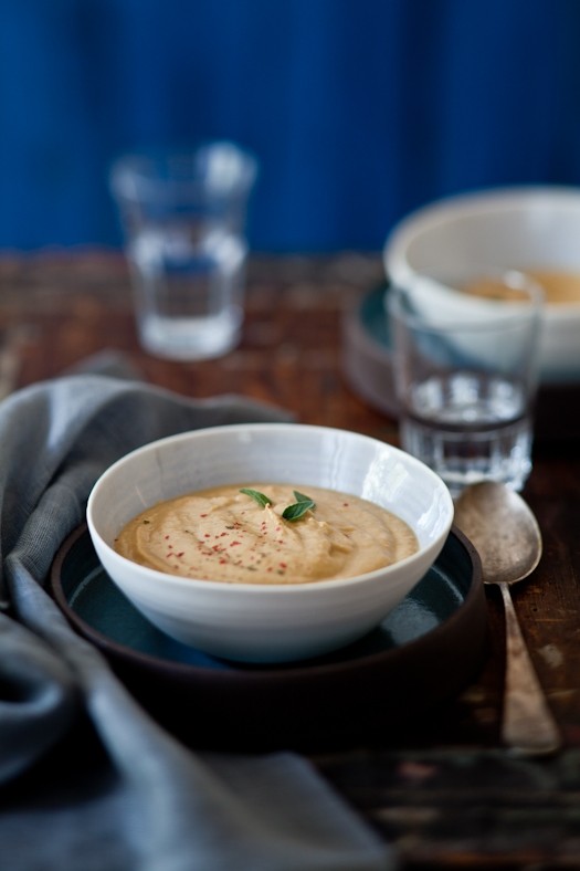 Creamy salmon bisque