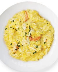 Creamy seafood risotto