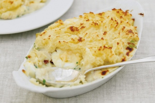 Creamy smoked fish pie