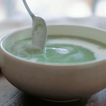 Creamy spinach soup
