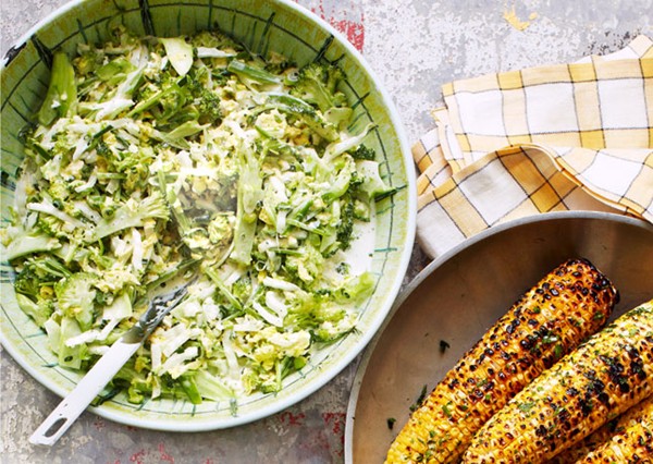Creamy summer slaw