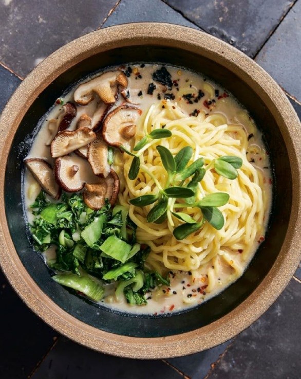 Creamy sunflower ramen