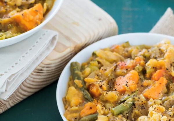 Creamy sweet potato and vegetable stew [Judy Micklewright]