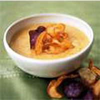 Creamy sweet potato thyme soup