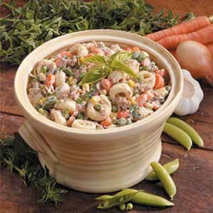 Creamy tortellini and sausage