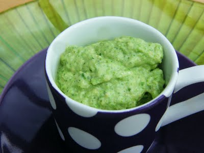 Creamy triple green pesto