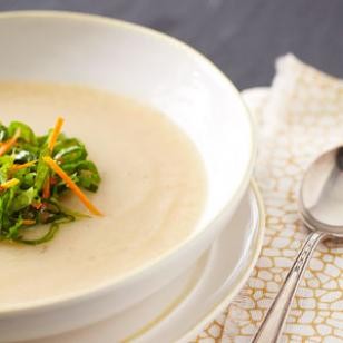 Creamy turnip soup