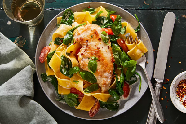 Creamy Tuscan chicken