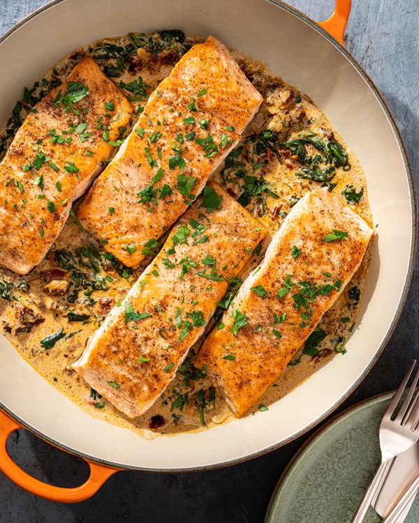 Creamy Tuscan salmon