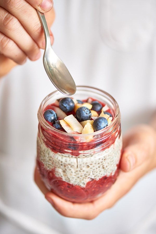 Creamy, vegan chia pudding