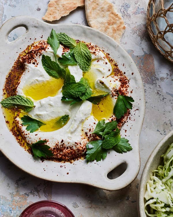 Creamy whipped feta