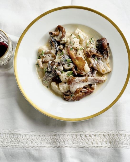 Creamy wild mushroom & potato gnocchi