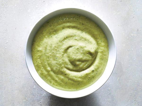 Creamy zucchini-lime dressing