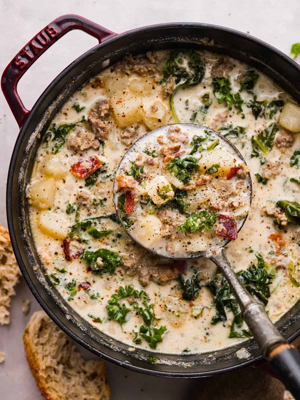 Creamy zuppa Toscana
