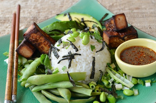 Create-your-own sushi bowl