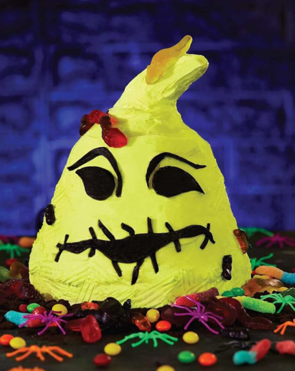 Creepy candy bug cake