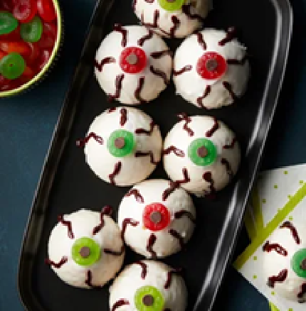 Creepy eyeball donuts
