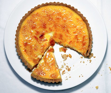 Crème brûlée tart