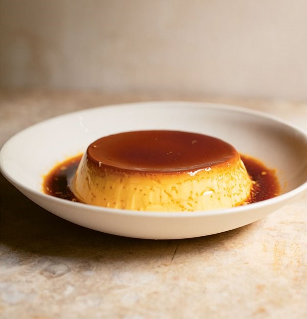 Crème caramel for one