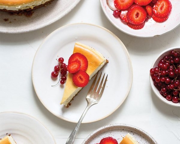 Crème fraîche cheesecake
