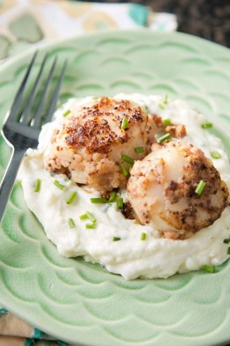 Crème fraîche mashed potatoes